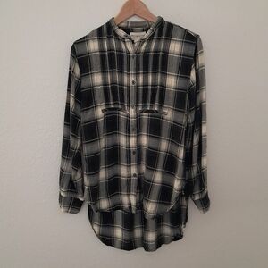 Denim & Supply Ralph Lauren Plaid Flannel Tunic Top